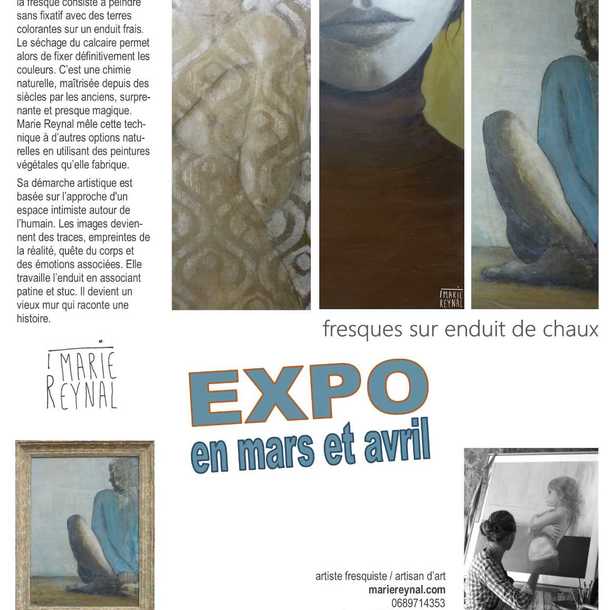 EXPO peintures Marie Reynal / espace de créateurs TERRE POP